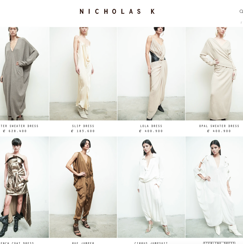 NICHOLAS K SILK ANIMAL PRINT DRESS (L)
