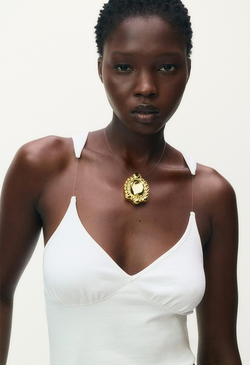 H&M X GLEN MARTENS LIMITED EDITION TANK TOP WHITE (S)