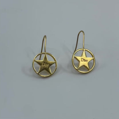 Christian Dior star earrings