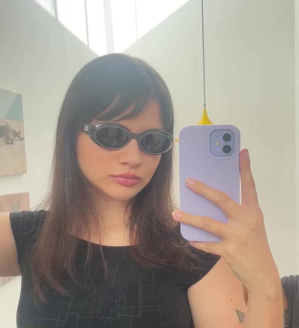 GUCCI SILVER SUNGLASSES
