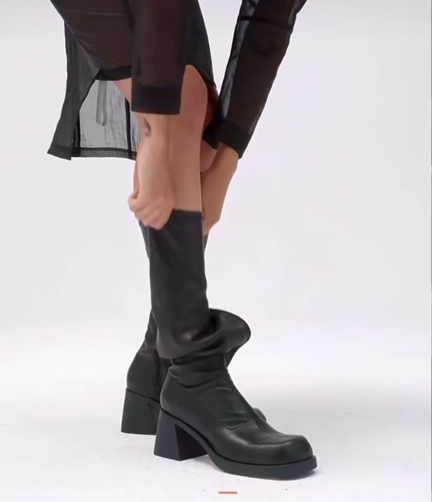 MIISTA HEDY LEATHER BOOTS (38)