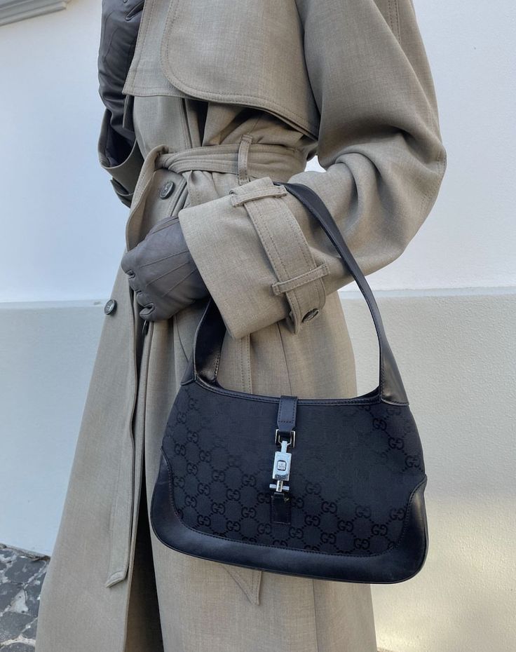 GUCCI JACKIE WOOL BAG